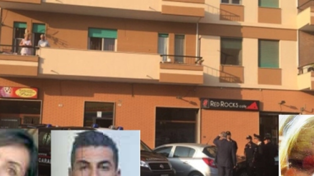 Nell foto in basso a destra la vittima. A sinistra Reciso e la Dessi.