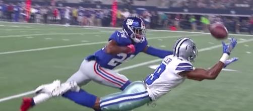 The Dallas Cowboys defeated the NY Giants 19-3 in Week 1 of the 2017 NFL season. [Image via NFL/YouTube]