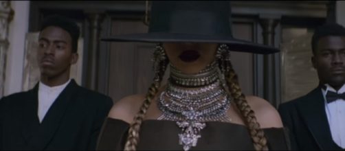Beyonce in the music video of her song "Formation." Credits to: Youtube/BeyonceVevo