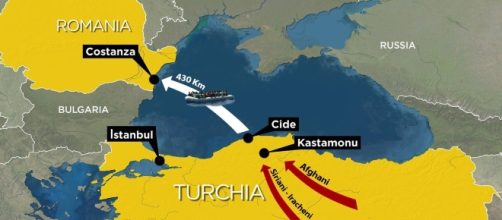 I migranti provenienti dalla Siria,dall'Iraq e dall'Afghanistan,entrano,ora, in Europa attraverso la Romania.Fonte:http://www.rainews.it/