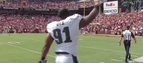 The Philadelphia Eagles picked up a 30-17 win over the Redskins on Sunday's NFL opening game for the teams. [Image via NFL/YouTuBe]