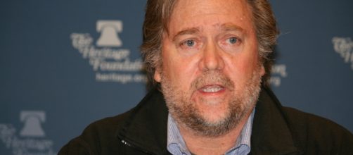 The scheme of Steve Bannon against incumbent GOP senators. Image wikimedia Steve_Bannon