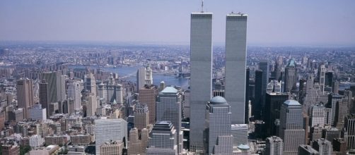 The Twin Towers in New York City https://upload.wikimedia.org/wikipedia/commons/thumb/a/a0/Twin_Towers-NYC.jpg/1272px-Twin_Towers-NYC.jpg