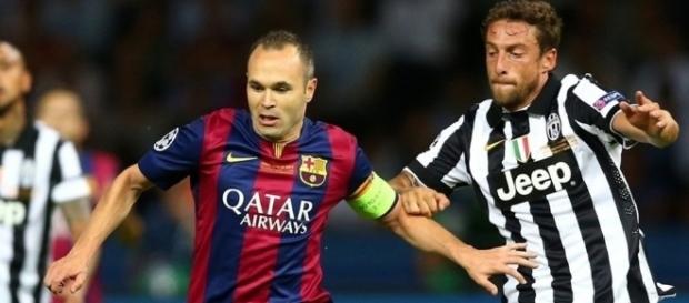 Barcelona e Juventus se enfrentaram no ano passado Barcelona e Juventus se enfrentaram no ano passado