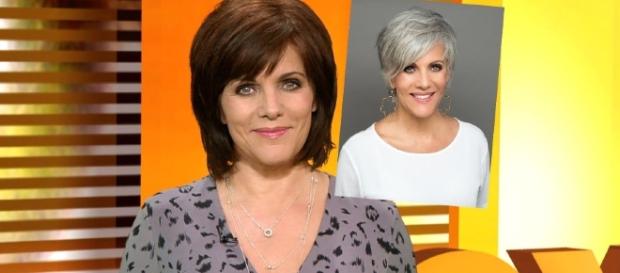 Birgit Schrowange (59) moderiert seit 1994 "Extra" bei RTL. Zuletzt aber stets mit Perücke (li.). / Fotos: MG RTL D; MG RTL D, Stephan Pick Birgit Schrowange (59) moderiert seit 1994 "Extra" bei RTL. Zuletzt aber stets mit Perücke (li.). / Fotos: MG RTL D; MG RTL D, Stephan Pick