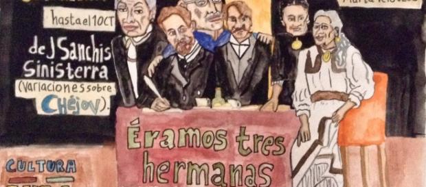 "Éramos tres hermanas", corta temporada en el Teatro de La Orientación. "Éramos tres hermanas", corta temporada en el Teatro de La Orientación.