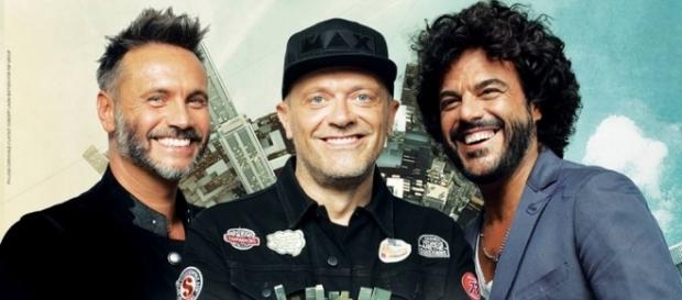 Nek, Max Pezzali e Francesco Renga (locandina ufficiale) Nek, Max Pezzali e Francesco Renga (locandina ufficiale)