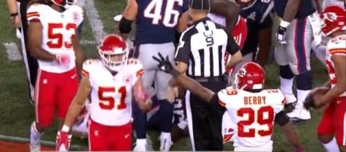 The Chiefs defense shined against the Patriots in Week 1 [Image via NFL/YouTube]