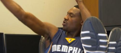 Tony Allen in a Memphis Grizzlies uniform (c) https://vimeo.com/prodigiarts