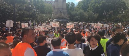 Concentración en Madrid en pro de la seguridad y del rechazo del asesinato