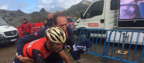 Vincenzo Nibali dice addio al Mondiale per l'infortunio alla costola