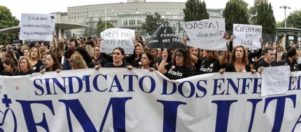 "Basta" foi mesmo a palavra de ordem de todos os enfermeiros "Basta" foi mesmo a palavra de ordem de todos os enfermeiros