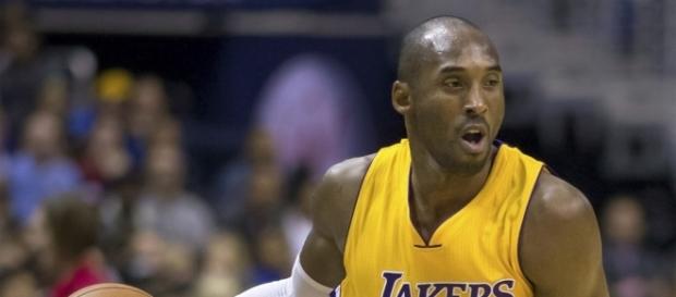 The 39-year-old Kobe Bryant spent his 20-year NBA with the Lakers -- Keith Allison via WikiCommons The 39-year-old Kobe Bryant spent his 20-year NBA with the Lakers -- Keith Allison via WikiCommons