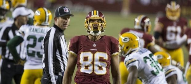 Washington Redskins Jordan Reed's improved timing may improve offense | Image Credit: Keith Allison | Wikimedia Commons Washington Redskins Jordan Reed's improved timing may improve offense | Image Credit: Keith Allison | Wikimedia Commons