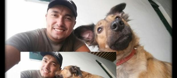 Especialista em comportamento canino Fernando Lima e Guria, sua amiga de 4 patas Especialista em comportamento canino Fernando Lima e Guria, sua amiga de 4 patas