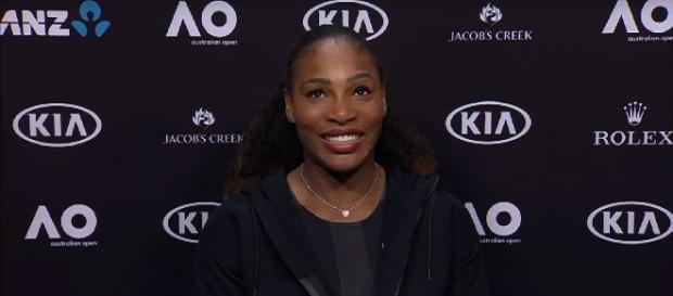 Serena Williams during a press conference at 2017 Australian Open/ Photo: screenshot via Australian Open TV channel on YouTube Serena Williams during a press conference at 2017 Australian Open/ Photo: screenshot via Australian Open TV channel on YouTube