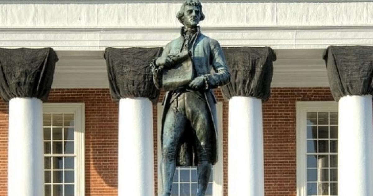 Jefferson statue at UVA covered during protests