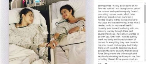 Selena Gomez undergoes kidney transplant due to lupus - SFGate - sfgate.com