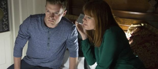 Adam Berry and Amy Bruni investigate the Lizze Borden House on TLC series Kindred Spirits. Photo courtesy of TLC, used with permission. Adam Berry and Amy Bruni investigate the Lizze Borden House on TLC series Kindred Spirits. Photo courtesy of TLC, used with permission.