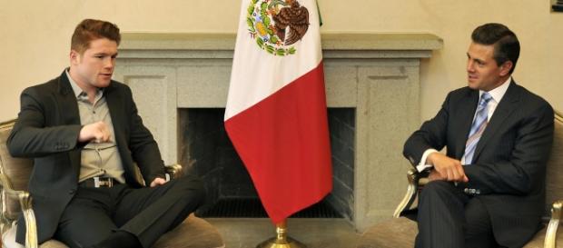 Canelo Alvarez (left) is favored to win over Gennady Golovkin on Saturday / Photo via Presidencia de la República Mexicana, Flickr CC Canelo Alvarez (left) is favored to win over Gennady Golovkin on Saturday / Photo via Presidencia de la República Mexicana, Flickr CC
