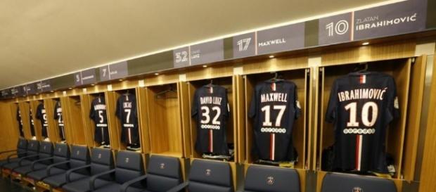 Le PSG barricade son vestiaire Le PSG barricade son vestiaire