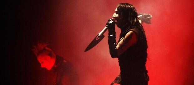 Marilyn Manson breaks down reason behind his ongoing feud with Justin Bieber. (Wikimedia/Rama) Marilyn Manson breaks down reason behind his ongoing feud with Justin Bieber. (Wikimedia/Rama)