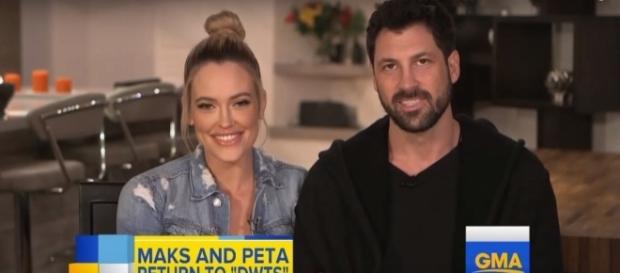Peta Murgatroyd and Maksim Chmerkovskiy talk parenthood in latest interview. (YouTube/Good Morning America) Peta Murgatroyd and Maksim Chmerkovskiy talk parenthood in latest interview. (YouTube/Good Morning America)