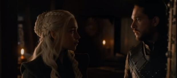 Speculations point to Jon Snow becoming a father to Daenerys' child in "Game of Thrones" Season 8. (Photo:YouTube/petyr_b) Speculations point to Jon Snow becoming a father to Daenerys' child in "Game of Thrones" Season 8. (Photo:YouTube/petyr_b)