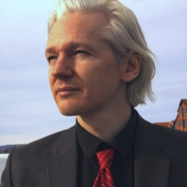 Julian Assange via Wikimedia Commons