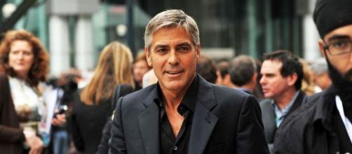 George Clooney helped raise funds for hurricane victims. [Image via Michael Vlasaty/Wikimedia]
