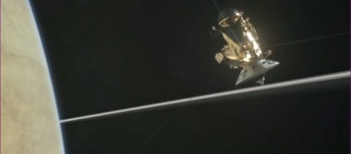 It is time to say goodbye as the 20-year-old Cassini probe makes to crash into Saturn's atmosphere. / from 'YouTube' NASA