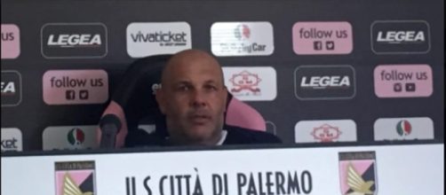 L'allenatore del Palermo Tedino