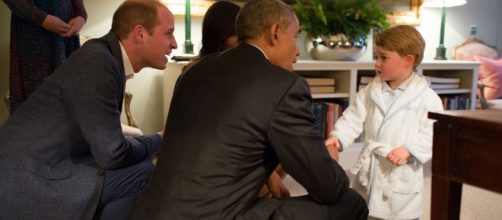 Prince George and Obama, Image Credit: Obama White House / Flickr