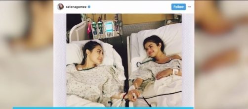 Selena Gomez shares part of her kidney transplant story with Francia Raisa on Instagram. / from 'YouTube' screen grab