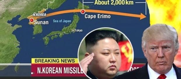 Coreea de Nord a făcut un alt test cu o rachetă balistică intercontinentală deasupra Japoniei - Foto: colaj creative commons Coreea de Nord a făcut un alt test cu o rachetă balistică intercontinentală deasupra Japoniei - Foto: colaj creative commons