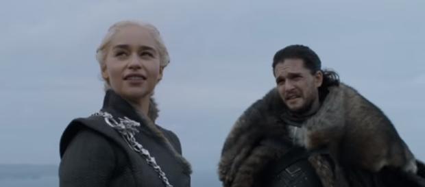 Daenerys Tagrgaryen and Jon Snow - Image Credit: YouTube screenshot Daenerys Tagrgaryen and Jon Snow - Image Credit: YouTube screenshot