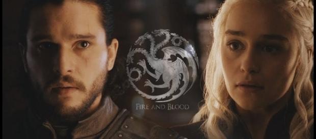 Jon Snow, Daenerys Targaryen - Image via YouTube/Romanov's Wife Jon Snow, Daenerys Targaryen - Image via YouTube/Romanov's Wife