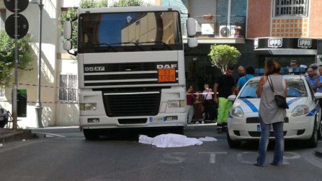 La scena dell'incidente (foto de L'Ora Vesuviana)