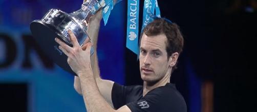 Andy Murray at the conclusion of the ATP Finals in London back in 2016/ Photo: screenshot via Tennis TV channel on YouTube