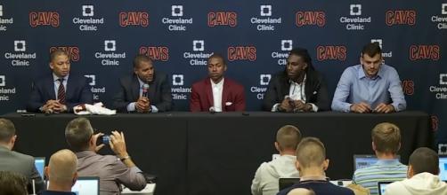 Cavaliers officially introduce Isaiah Thomas, Jae Crowder and Ante Zizic via ESPN/Youtube