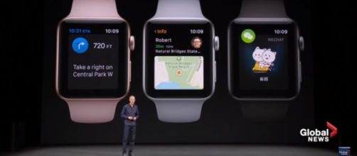 Apple COO Jeff Williams unveils the Apple Watch Series 3. (via CNET/Youtube)
