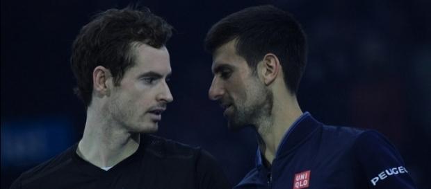 Andy Murray and Novak Djokovic after the 2016 ATP World Tour Finals Final. Image Credit: Marianne Bevis, Flickr -- CC BY-ND 2.0 Andy Murray and Novak Djokovic after the 2016 ATP World Tour Finals Final. Image Credit: Marianne Bevis, Flickr -- CC BY-ND 2.0