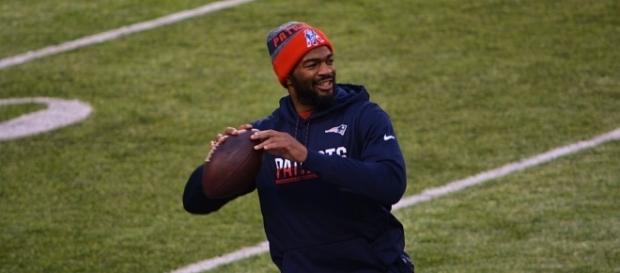Jacoby Brissett completed two of three passes for 51 yards against Rams -- Pace2Pace via WikiCommons Jacoby Brissett completed two of three passes for 51 yards against Rams -- Pace2Pace via WikiCommons