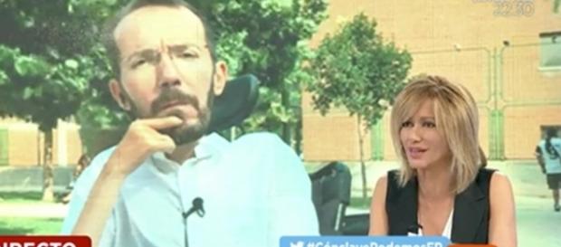 Susanna Griso y Echenique en una entrevista Susanna Griso y Echenique en una entrevista