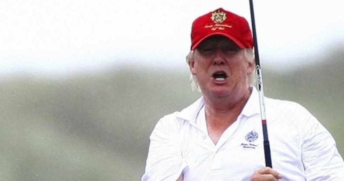 Trump Tweets GIF Of Him Hitting Hillary Clinton With Golf Ball, Twitter ...