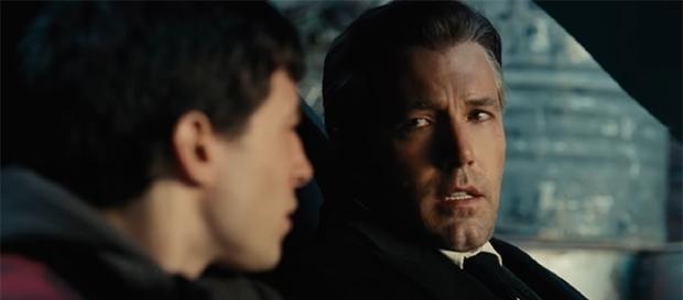 Ezra Miller plays The Flash together with Ben Affleck's Batman in "Justice League." (YouTube/Warner Bros.) Ezra Miller plays The Flash together with Ben Affleck's Batman in "Justice League." (YouTube/Warner Bros.)