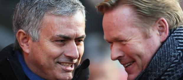 Ronald Koeman and Jose Mourinho have worked together at Barcelona - mirror.co.uk Ronald Koeman and Jose Mourinho have worked together at Barcelona - mirror.co.uk