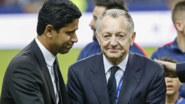 Aulas sourit jaune après la défaite de l'OL hier soir au Parc des Princes face au PSG.