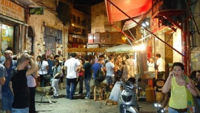 Uno dei mercati caratteristici di Palermo