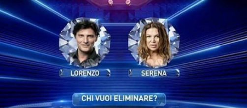 Grande Fratello Vip, Serena e Lorenzo in nomination